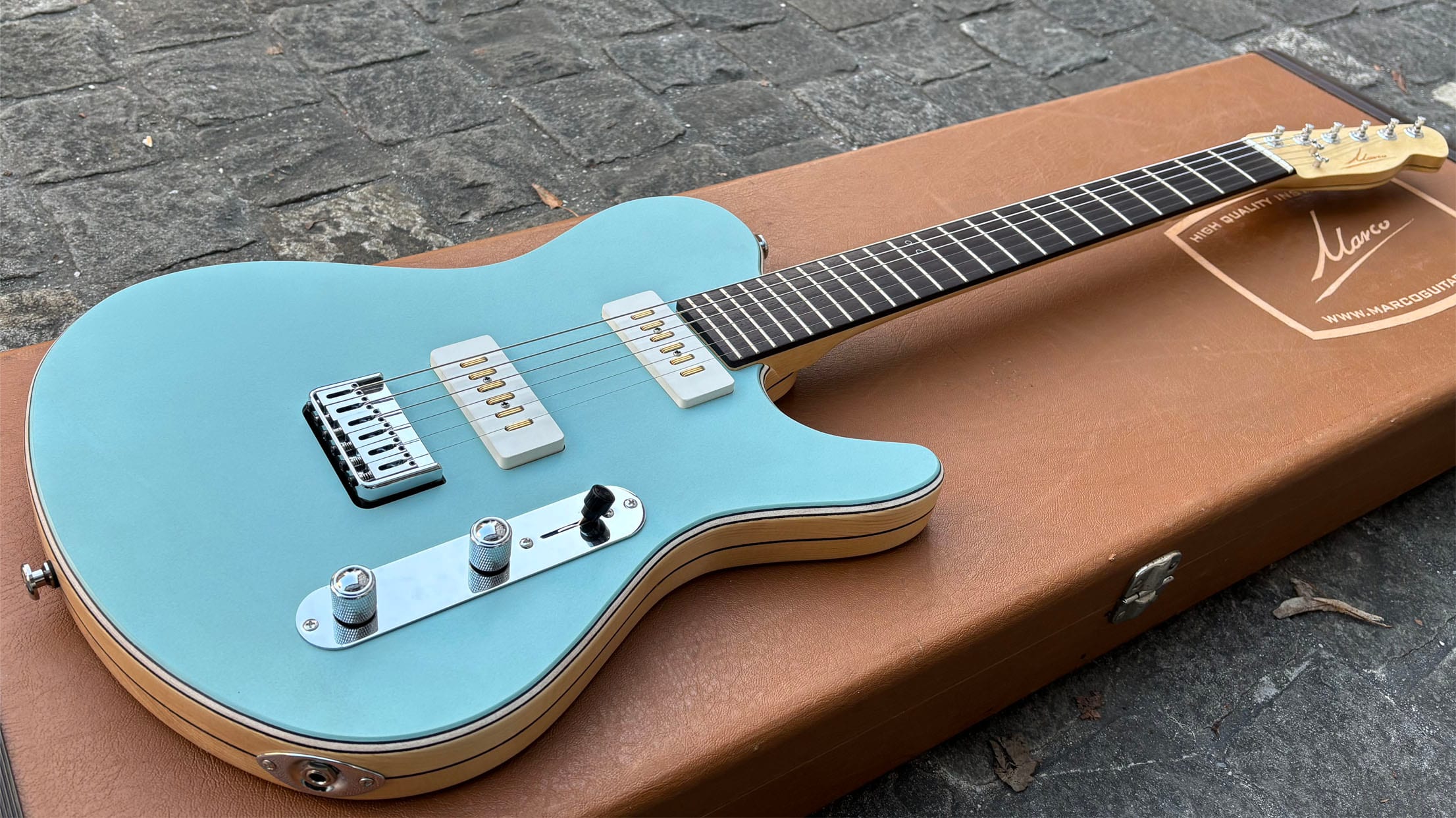 Marcoguitars Baby Blue Tele — photo 6