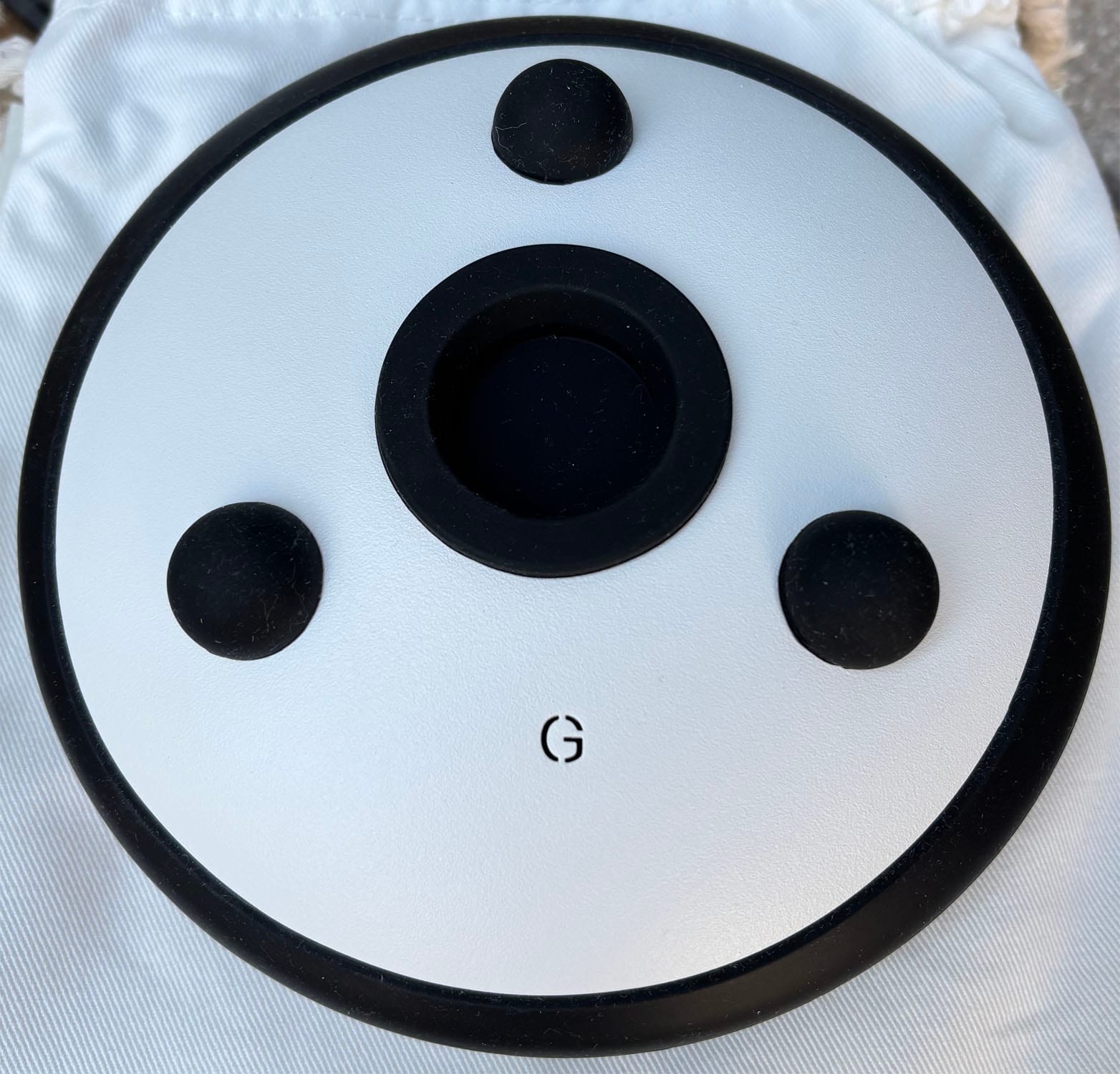 Sela Melody Tongue Drum 6“ G Minor Pentatonic White