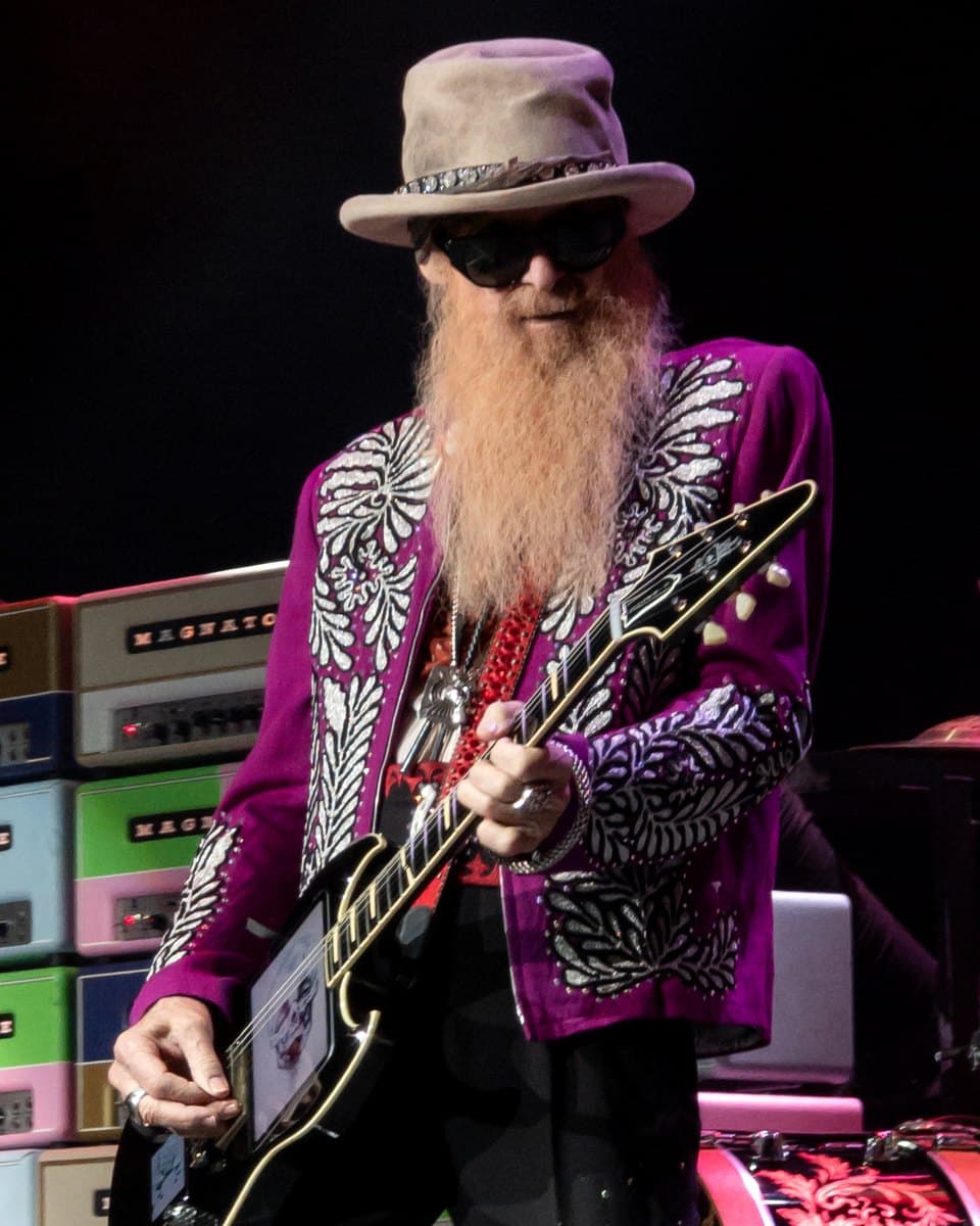 Geprüftes Portrait von Billy Gibbons. Quelle: Chris Woodrich.