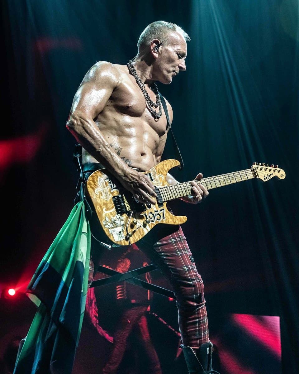 Geprüftes Portrait von Phil Collen. Quelle: Kevin Nixon.