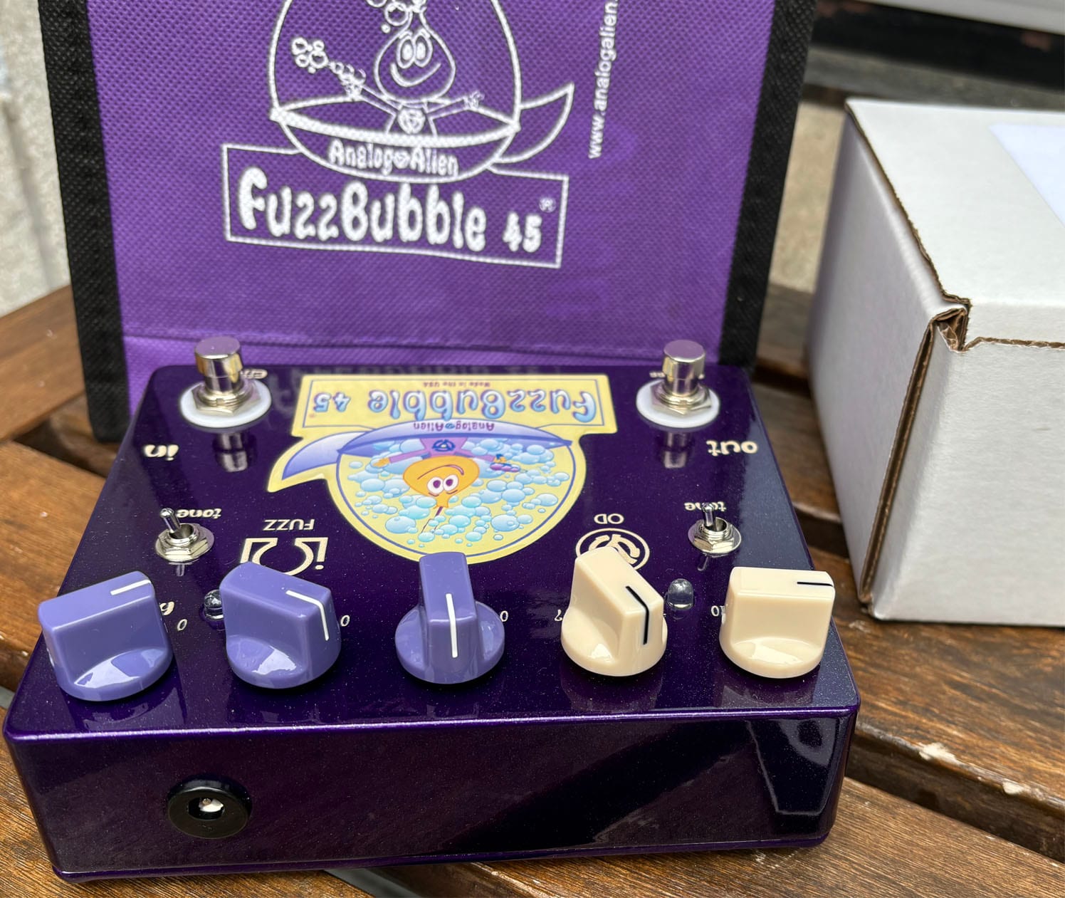 Analog Alien FuzzBubble-45 (Overdrive/Fuzz Pedal) — photo 2