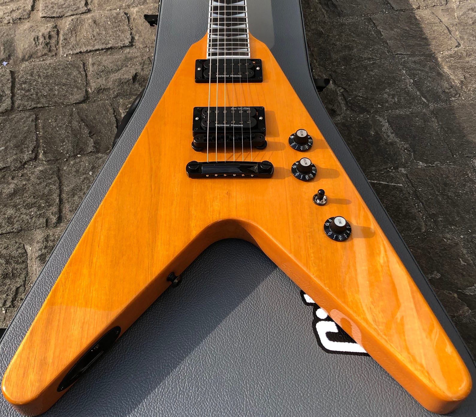 Gibson Dave Mustaine Flying V EXP Antique Natural