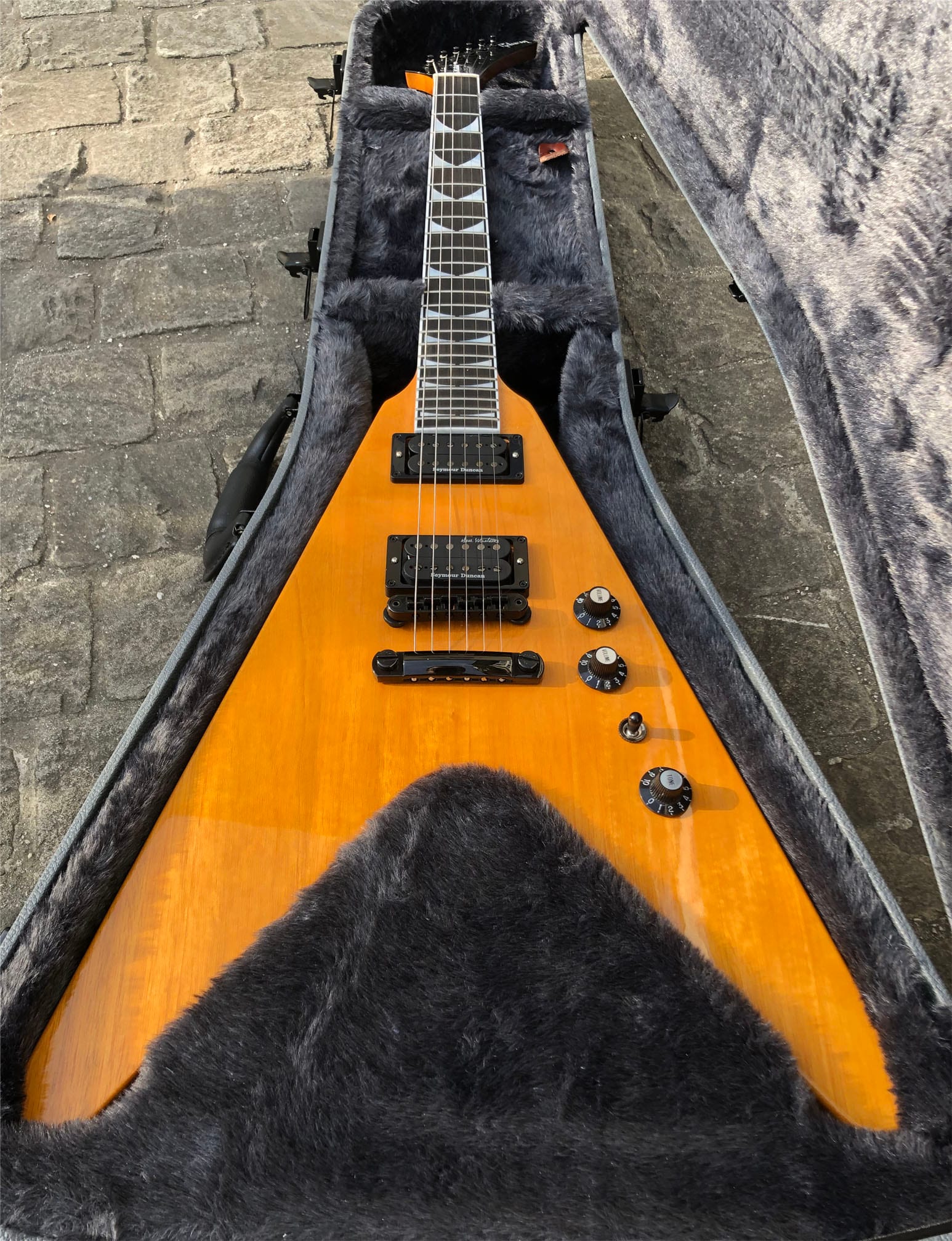 Gibson Dave Mustaine Flying V EXP Antique Natural — photo 2