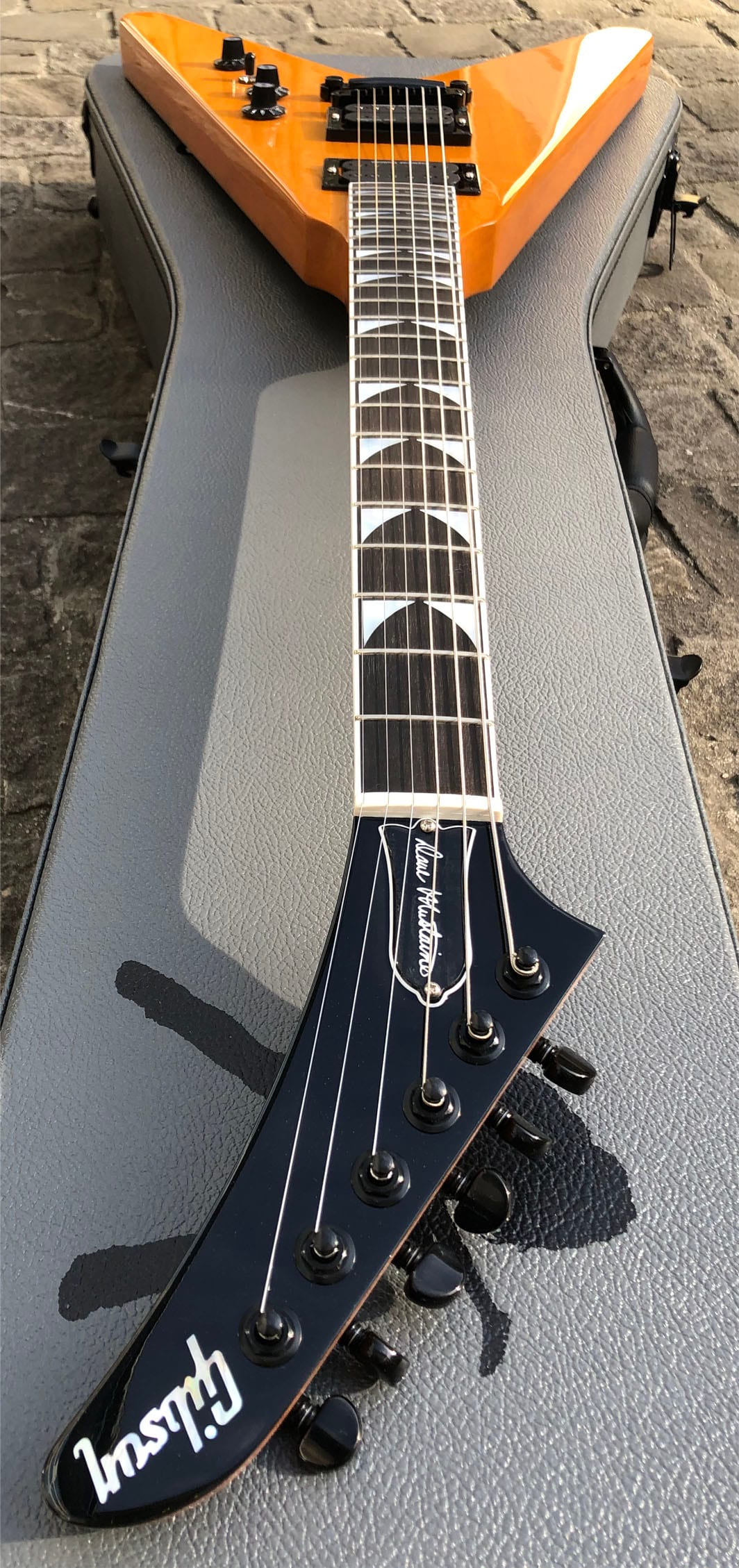 Gibson Dave Mustaine Flying V EXP Antique Natural — photo 5