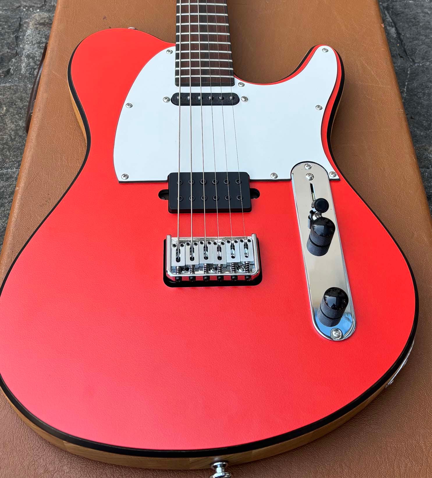Marcoguitars Lipstick Red Tele
