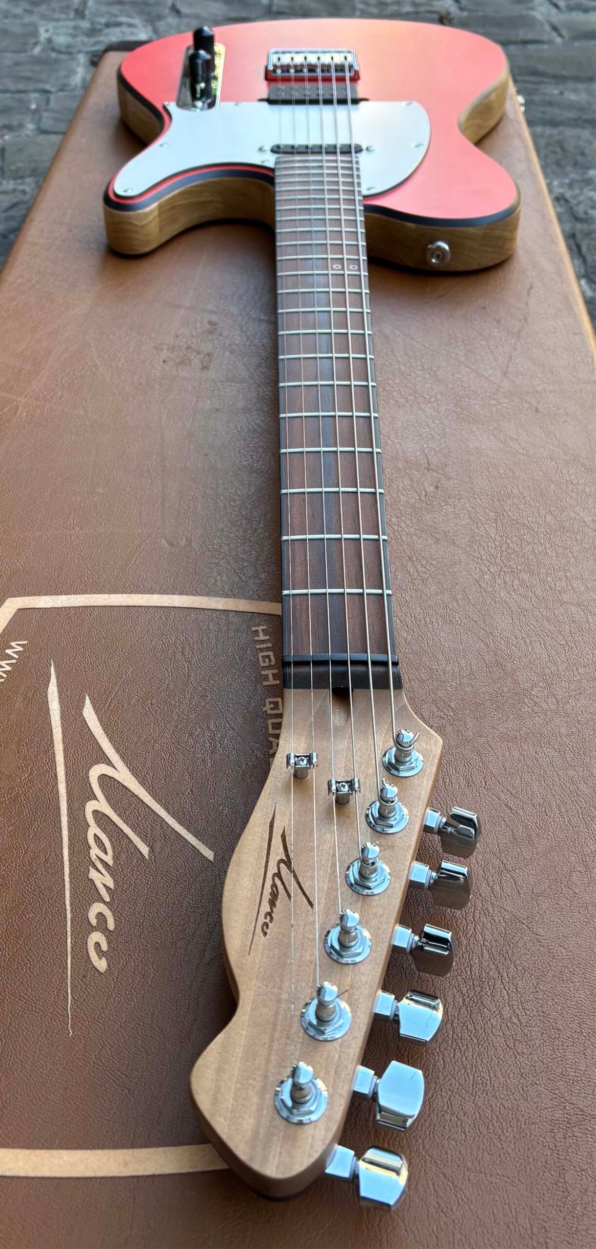 Marcoguitars Lipstick Red Tele — photo 4