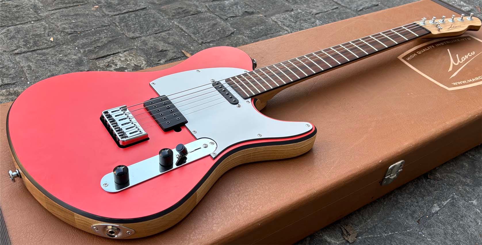 Marcoguitars Lipstick Red Tele — photo 6
