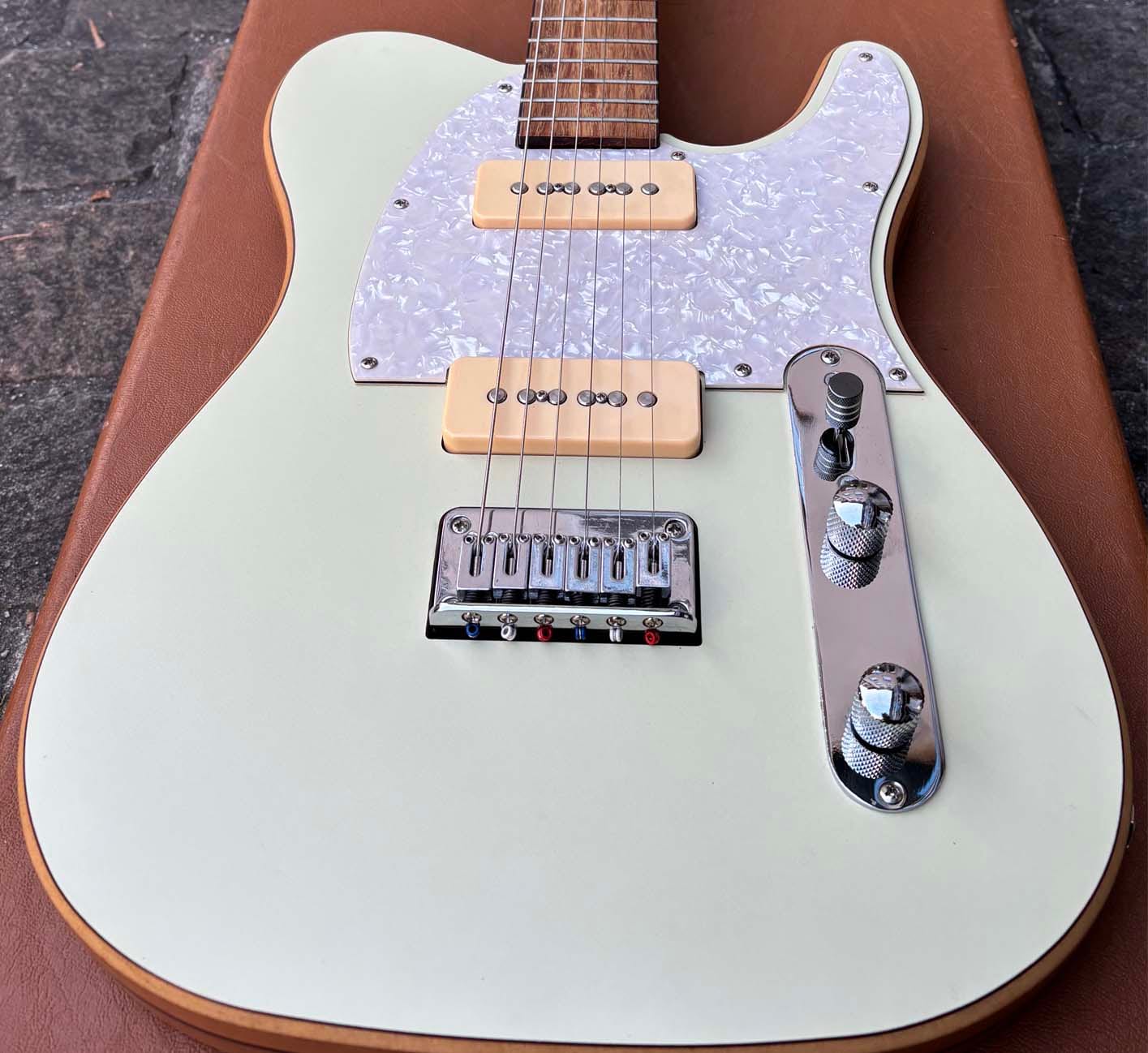 Marcoguitars Tele Bright Green