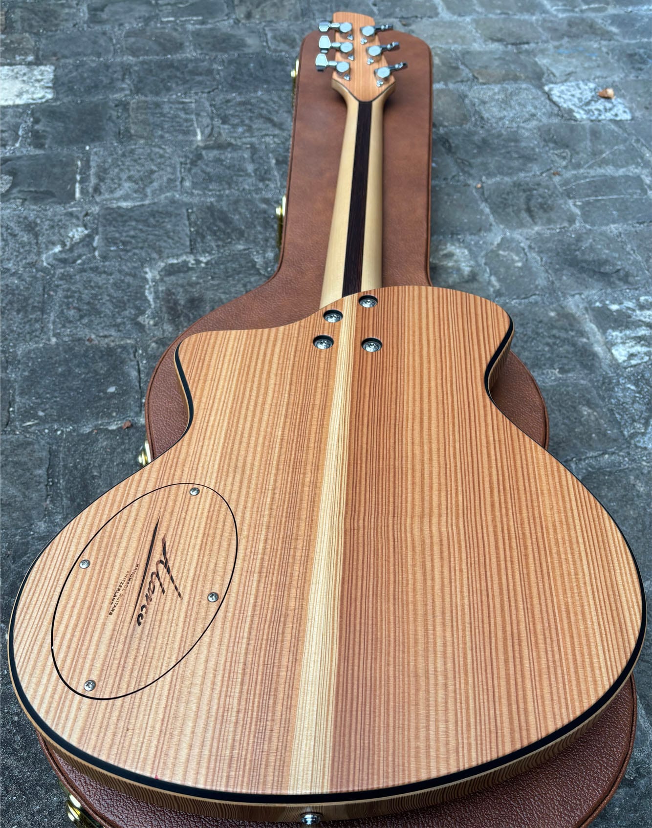 Marcoguitars TENIUS grey/blue glass