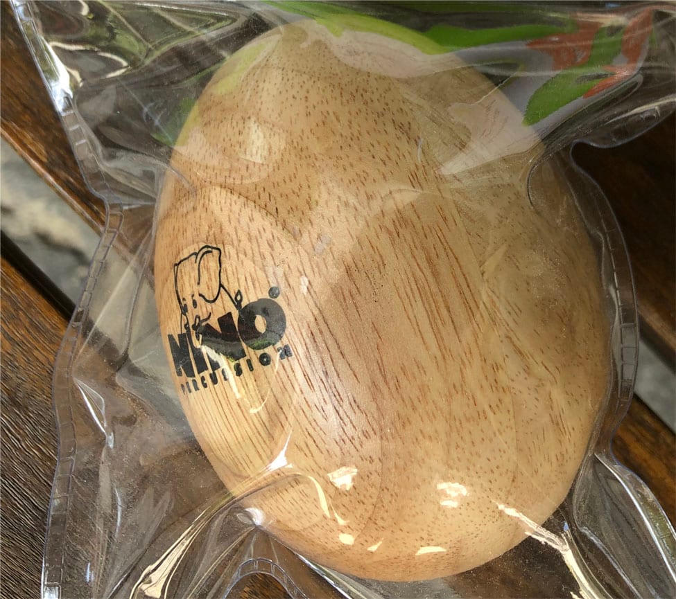 Nino Percussion Wood Egg Shaker (Large)