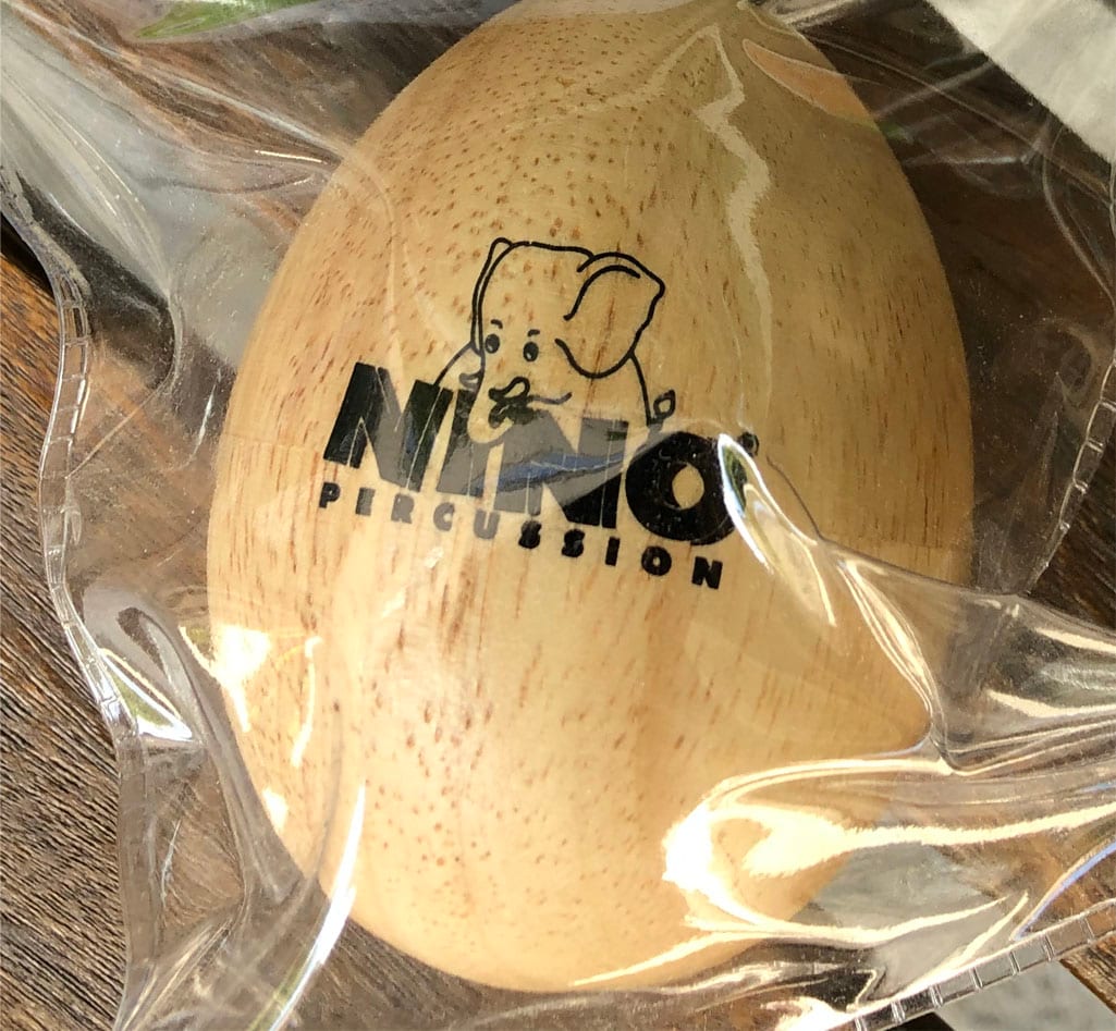 Nino Percussion Wood Egg Shaker (Medium)