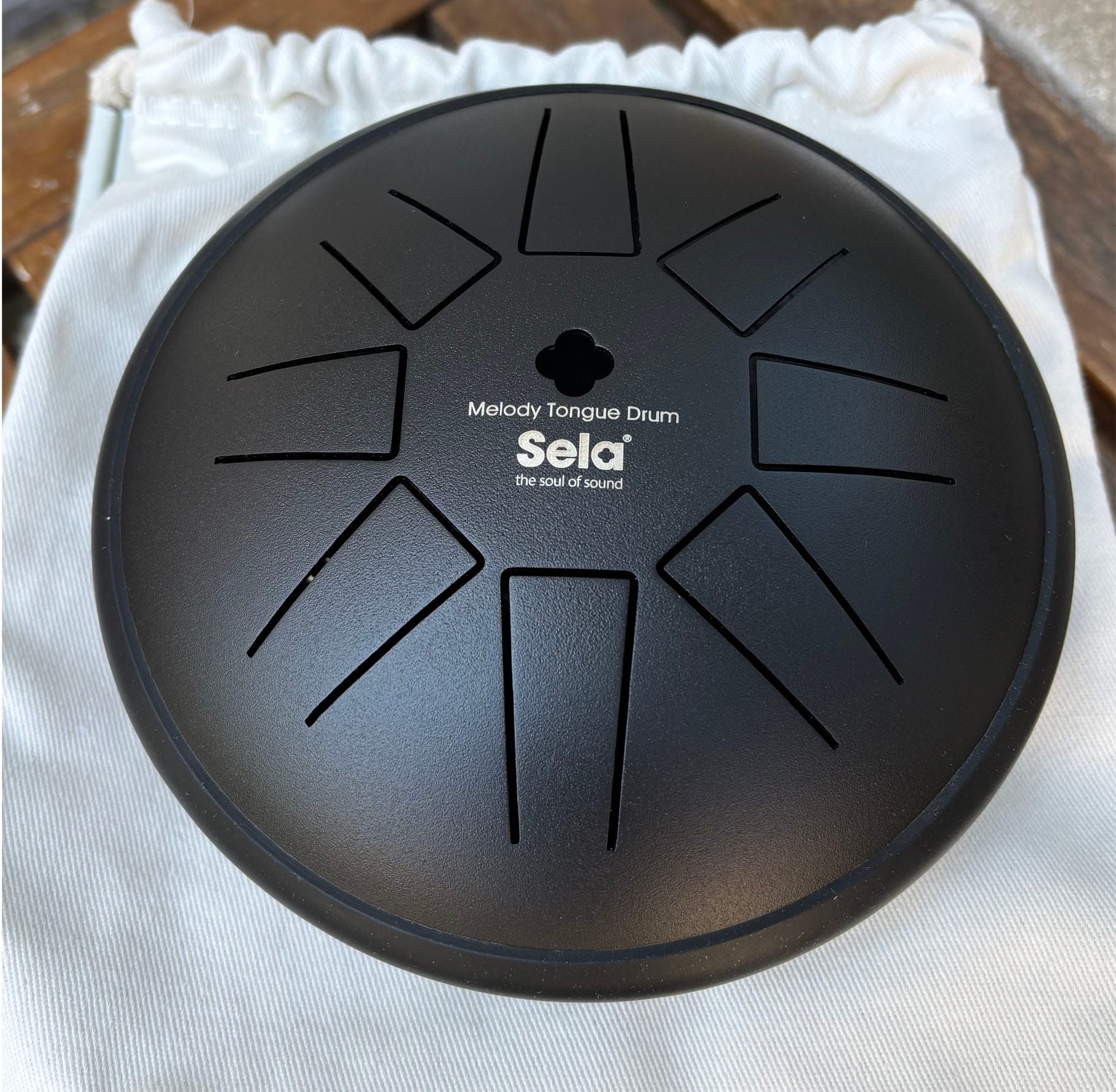 Sela Melody Tongue Drum 6“ C Major Black